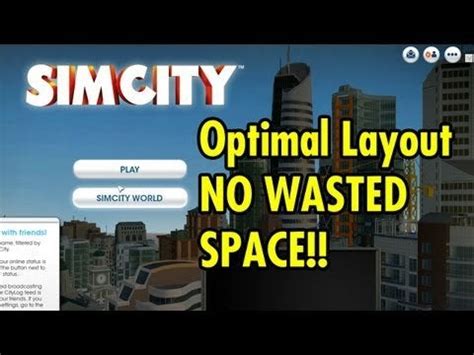 Most Efficient Layout Possible in Sim City 5 : r/SimCity .